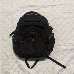 Black and Red Backpack